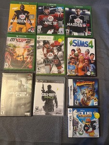 Lot of video games