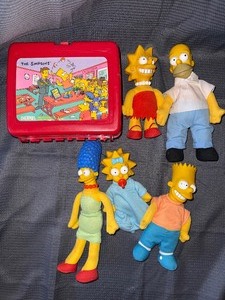 Lot of vintage simpsons items