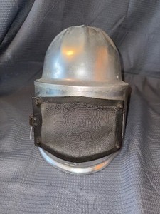 Antique sandblasting helmet 