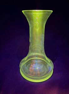 Vintage blenko glass carafe GLOWS