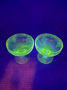 Lot of grape themed glass GLOWS