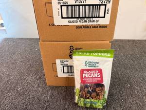 2 Boxes of 6 Orchard Valley Harvest-Glazed Pecans