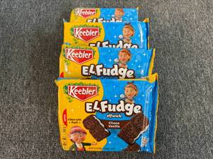4x E.L Fudge Choco Vanilla Sandwhich Cookies