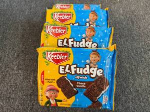 4x E.L Fudge Choco Vanilla Sandwhich Cookies