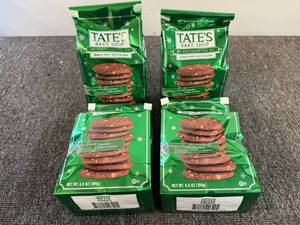 4x Tates Bake Shop Chocolate Toffee Cookies