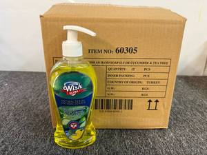 12x 13.5oz Wish Ultra Hand Soap-Cucumber & Tea Tree