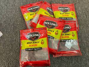 6pkgs Jacks Links Beef Jerky-Jalapeno