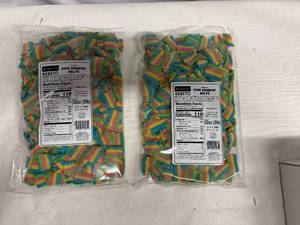 2Pkgs Sour Rainbow Belts