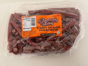 E. 2x 1lb12oz Turkey Sausage Snack Pieces(Frozen)52026