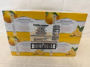 24 Cans Sanpellegrino Zero Lemonade