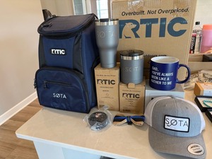SOTA RTIC Promo Gift Lot Cooler Backpack Tumblers Hat Mug Accessories
