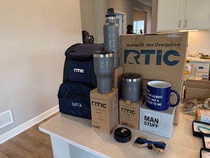 SOTA RTIC Drinkware Gift Lot Cooler Bag Tumblers Bottle Mug