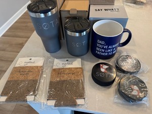 SOTA Drinkware Gift Lot Tumblers Mug Cork Sleeves Bottle Openers