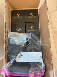 SOTAPOP Black Kraft Jewelry Gift Boxes Lot of 100 3.5x3.5x78 USA
