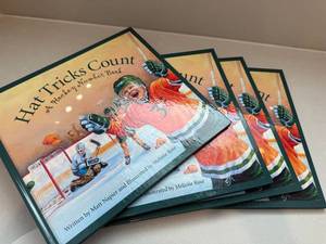 4x Hat Tricks Count Hockey Number Book Matt Napier Hardcover Lot