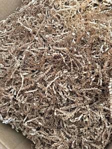 Spring-Fill Crinkle Cut Kraft Paper Shred 10 lb Carton Packaging Fill