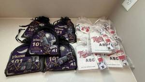 5 Minnesota Vikings & 5 Twins Kids Gift Set Lot Board Books Rally Paper