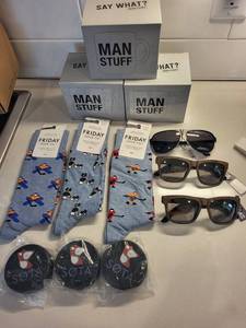 MAN STUFF Mugs, FRIDAY SOCK CO. Socks & Sunglasses - Mixed