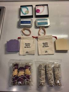 Blooming Light Aroma Kits, Beaded Bracelets, Sage Bundles & Soap Tin