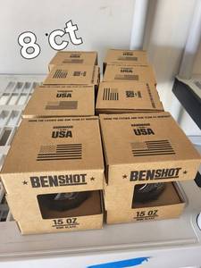BenShot 15 OZ Wine Glasses - Handmade in the USA 8ct