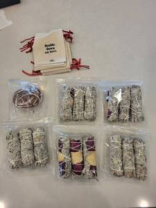 Love Project White Sage Smudge Bundles - Assorted Colors - Double Down on Love