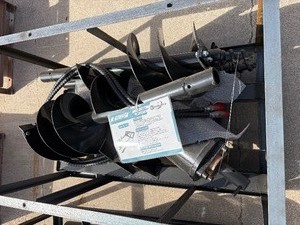 UNUSED SKID STEER AUGER SET SSECAG-Y With 3 BITS