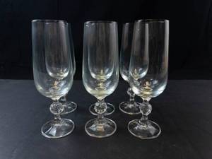 Bohemia Crystal Claudia Champagne Flutes (Lot of 6)