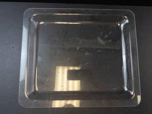 Princess House Heritage Pattern Crystal Glass Serving Tray