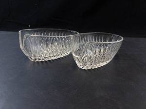Princess House Highlights Lead Crystal Spoon Holders (Lot of 2)