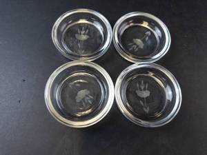 Princess House Heritage Crystal Coasters (Lot of 4)