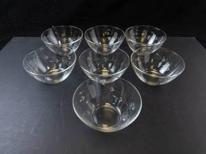 Princess House Crystal Heritage Pattern Glass Bowls (Lot of 7)