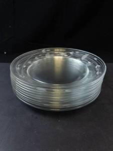 Princess House Heritage Crystal Plates (Lot of 10)