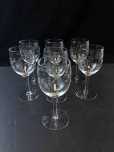 Heritage Pattern Stemware (Lot of 7)