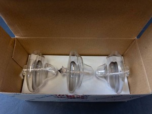 Princess House 3 Crystal Floating Oil Lamps - Made in China