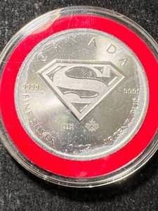 2016 CANADIAN SUPERMAN 1 TROY OZ .9999 FINE SILVER IN AIRTITE