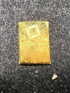 1 GRAM .999 FINE GOLD BAR
