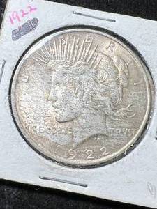 1922 US PEACE SILVER DOLLAR