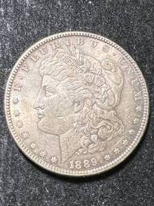 1889 US MORGAN SILVER DOLLAR