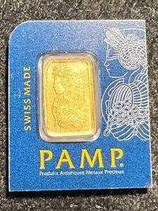 1 GRAM .999 FINE GOLD PAMP BAR