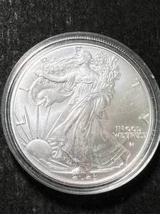2023 AMERICAN SILVER EAGLE 1 TROY OZ .999 FINE SILVER IN AIRTITE