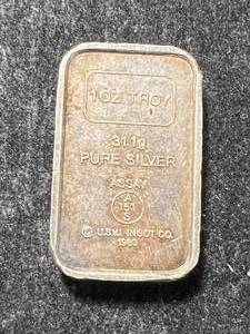 1 TROY OZ .999 FINE SILVER ASSAY BAR