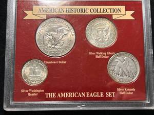 THE AMERICAN EAGLE 4 COIN SET