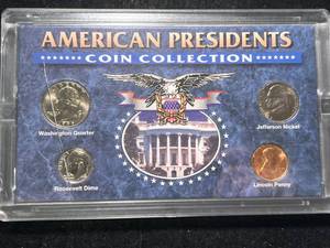 AMERICAN PRESIDENTS 4 COIN COLLECTION