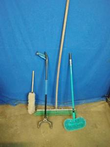 Broom, Brush, Duster, and Grabber.