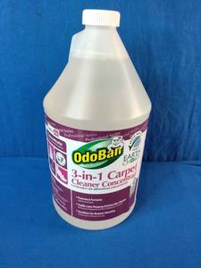 Brand New 1 Gallon Jug of OdoBan 3-in-1 Carpet Cleaner Concentrate.