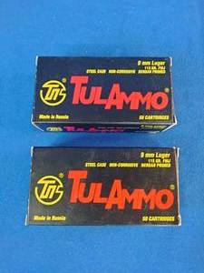 Brand New TulAmmo 9mm Luger Ammo
