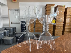Acrylic Table Candelabra