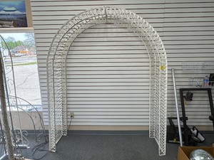 Coated Wicker Archway