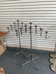 Adjustable Candelabra Pair