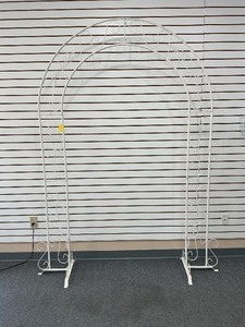 Metal Curved Arch (WHITE)
